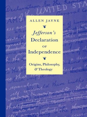cover image of Jefferson's Declaration of Independence